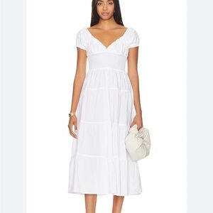 WeWoreWhat White Midi Dress